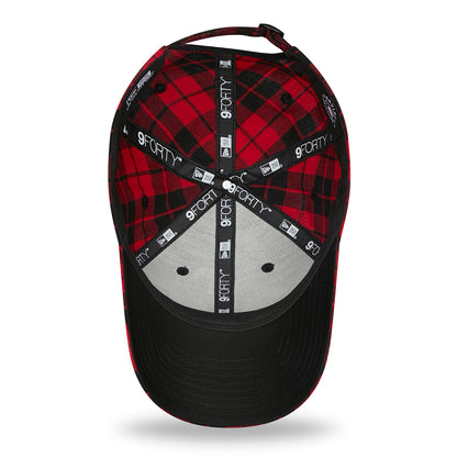 Gorra de béisbol 9FORTY MLB Check New York Yankees de New Era - Negro-Rojo