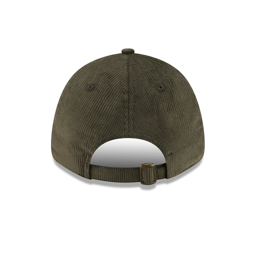 Gorra de béisbol 9FORTY MLB Cord Fabric New York Yankees de New Era - Verde Oliva