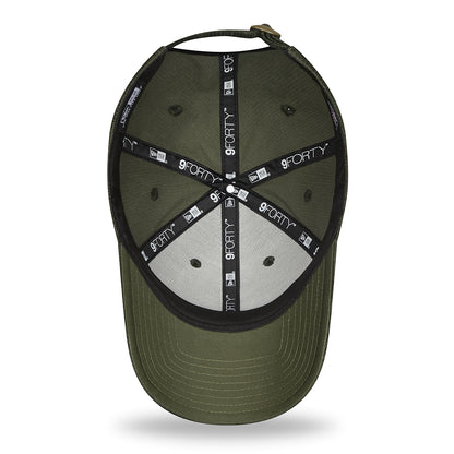 Gorra de béisbol 9FORTY MLB Cord Fabric New York Yankees de New Era - Verde Oliva
