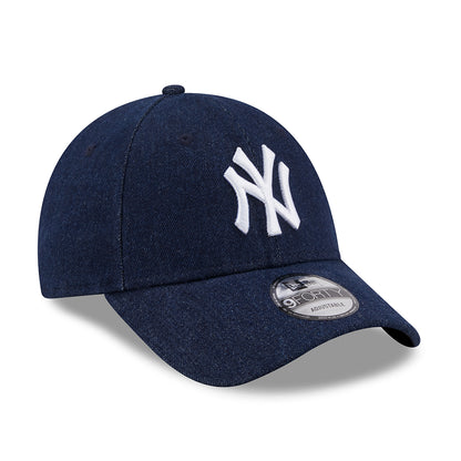 Gorra de béisbol 9FORTY MLB Denim New York Yankees de New Era - Azul Marino