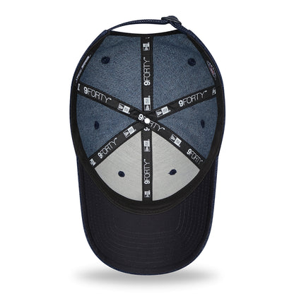 Gorra de béisbol 9FORTY MLB Denim New York Yankees de New Era - Azul Marino