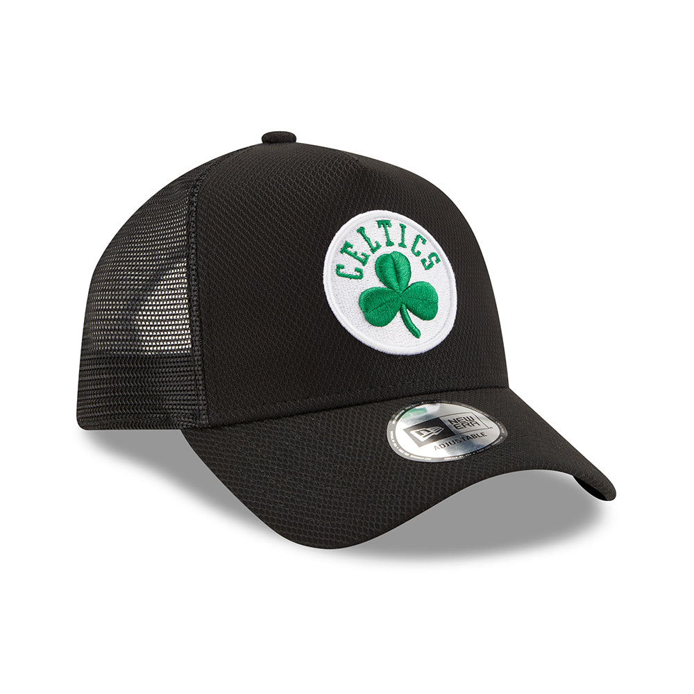 Gorra Trucker A-Frame NBA Black Base Boston Celtics de New Era - Negro