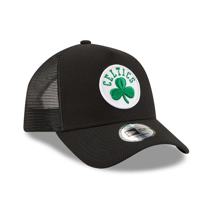 Gorra Trucker A-Frame NBA Black Base Boston Celtics de New Era - Negro