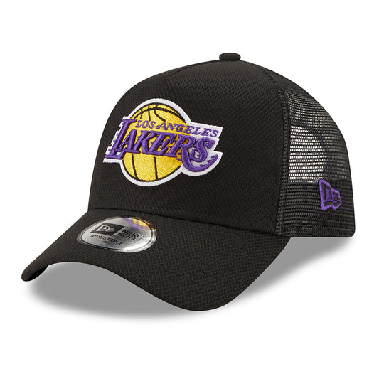Gorra Trucker 9FORTY A-Frame NBA Black Base L.A. Lakers de New Era - Negro