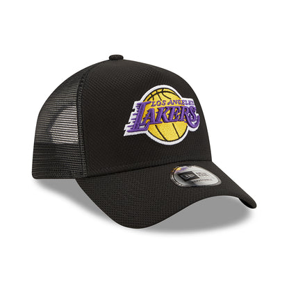 Gorra Trucker 9FORTY A-Frame NBA Black Base L.A. Lakers de New Era - Negro