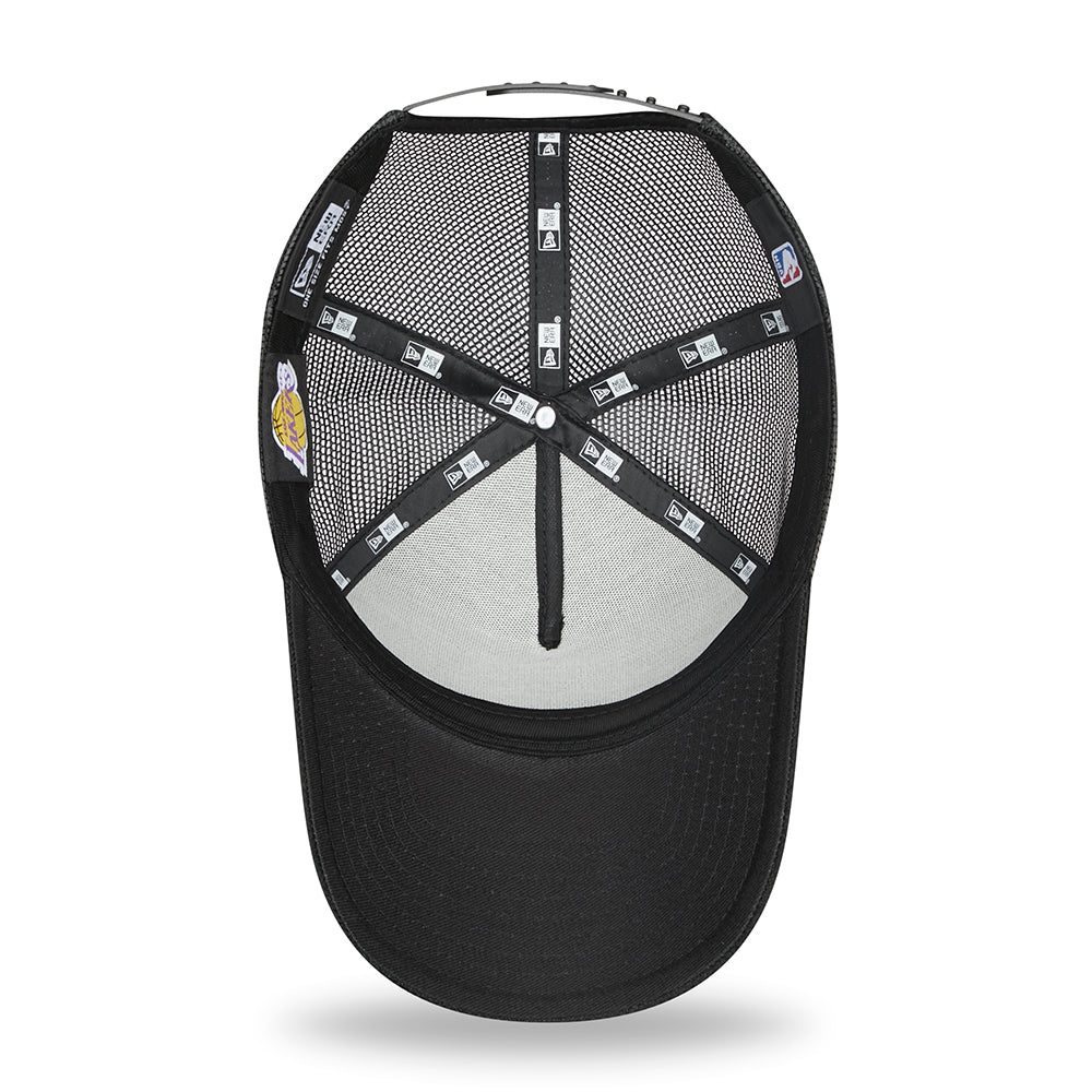 Gorra Trucker 9FORTY A-Frame NBA Black Base L.A. Lakers de New Era - Negro