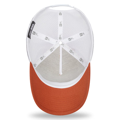 Gorra Trucker NE Camp Patch A-Frame de New Era - Ocre