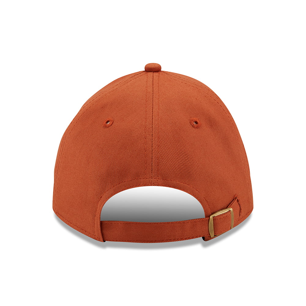 Gorra de béisbol 9TWENTY NEC Felt Patch Casual Classic de algodón de New Era - Ocre