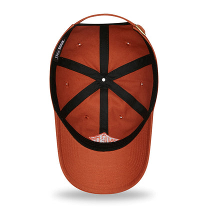 Gorra de béisbol 9TWENTY NEC Felt Patch Casual Classic de algodón de New Era - Ocre