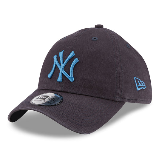 Gorra de béisbol 9TWENTY MLB League Casual New York Yankees de New Era - Azul Marino Lavado