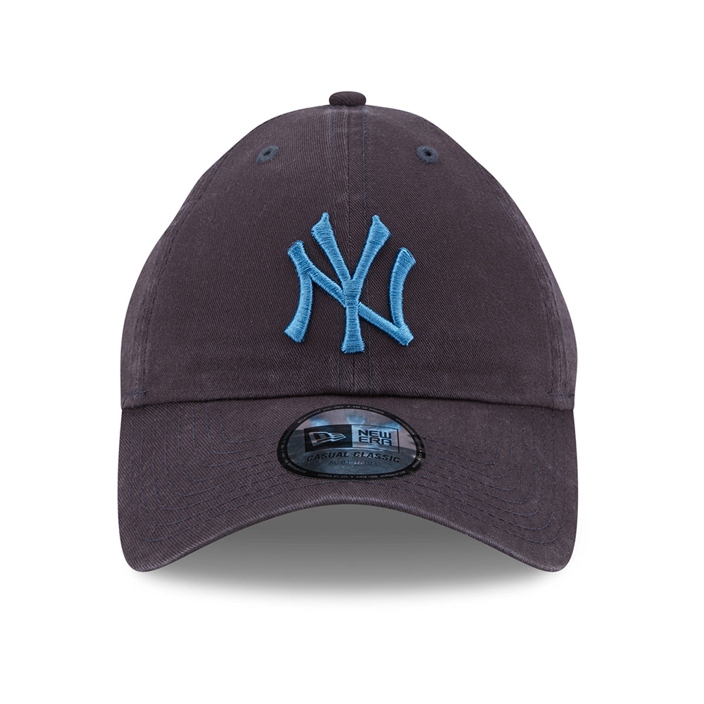 Gorra de béisbol 9TWENTY MLB League Casual New York Yankees de New Era - Azul Marino Lavado