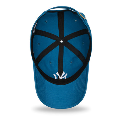 Gorra de béisbol 9TWENTY MLB League Casual New York Yankees de New Era - Verde Azulado Lavado