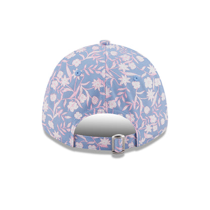 Gorra de béisbol mujeres 9FORTY MLB Floral New York Yankees de New Era - Azul Claro