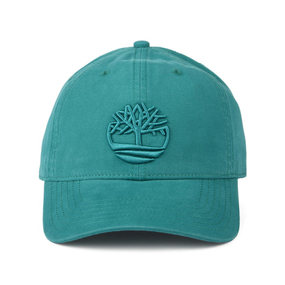 Gorra de béisbol Soundview de lona de algodón de Timberland - Verde Azulado