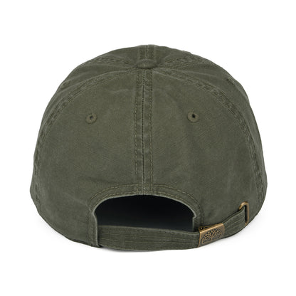 Gorra de béisbol Cooper Hill de lona de algodón de Timberland - Oliva Oscuro