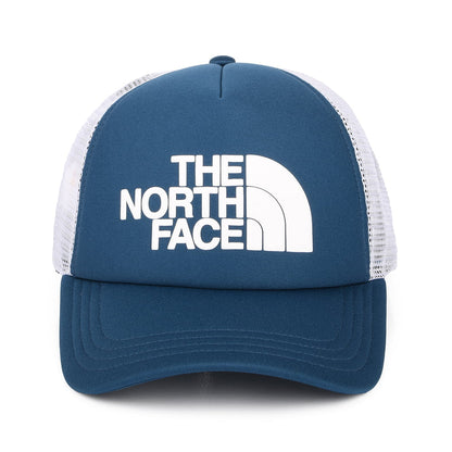 Gorra Trucker TNF Logo ajuste profundo de The North Face - Azul-Blanco