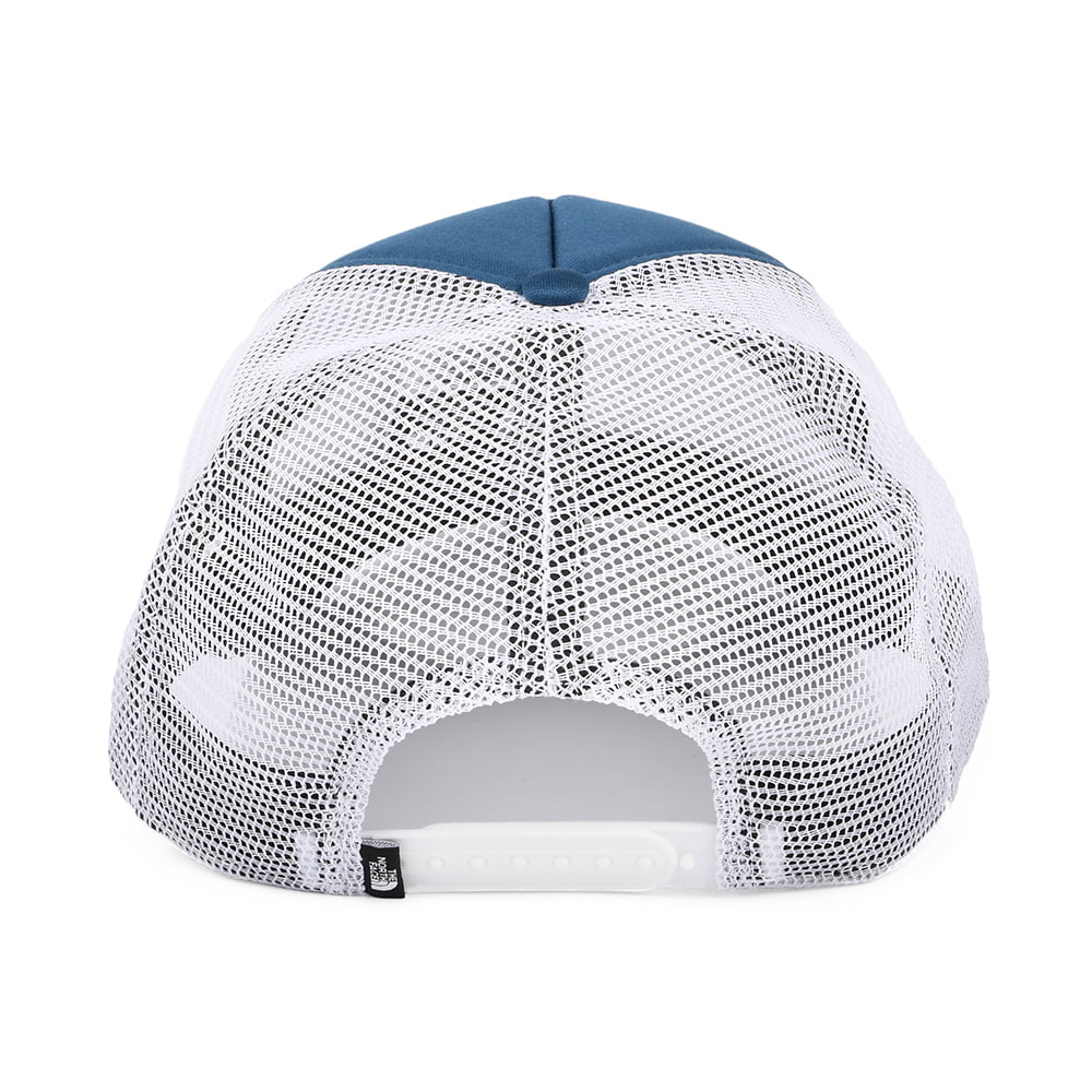 Gorra Trucker TNF Logo ajuste profundo de The North Face - Azul-Blanco