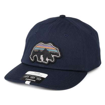 Gorra de béisbol Back For Good Trad de algodón orgánico de Patagonia - Azul Marino