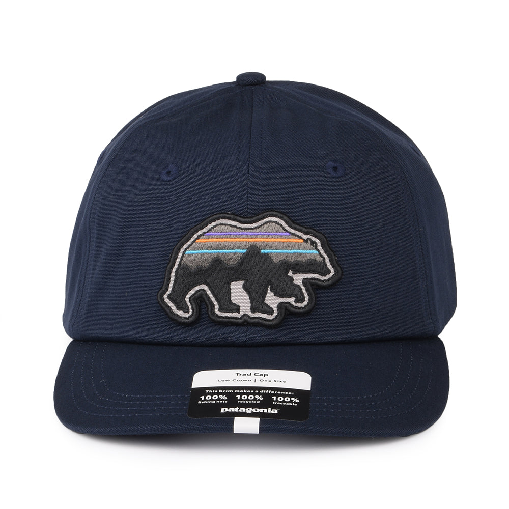 Gorra de béisbol Back For Good Trad de algodón orgánico de Patagonia - Azul Marino