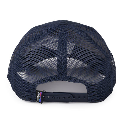 Gorra Trucker Fly The Flag Label de algodón orgánico de Patagonia - Azul Marino