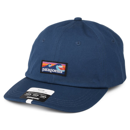 Gorra de béisbol Boardshort Label Trad de Patagonia - Azul Marino