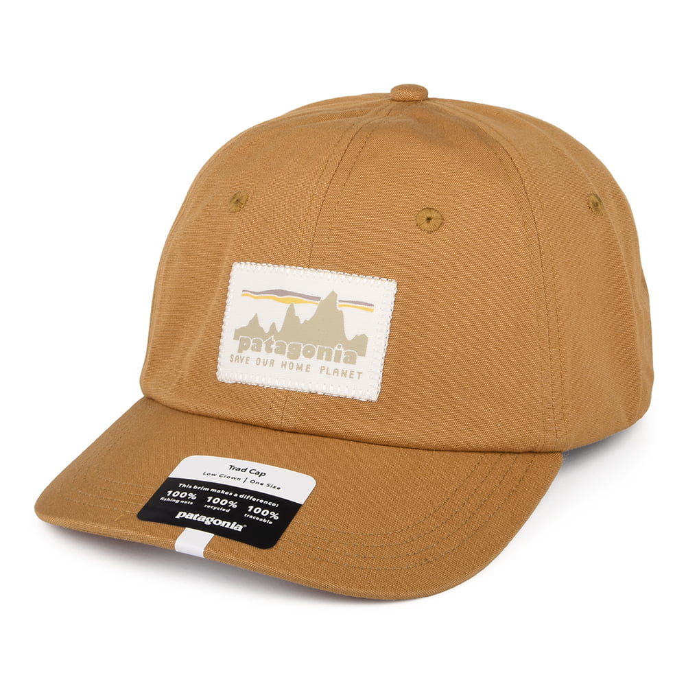 Gorra de béisbol 3 Skyline Trad de algodón orgánico de Patagonia - Ocre