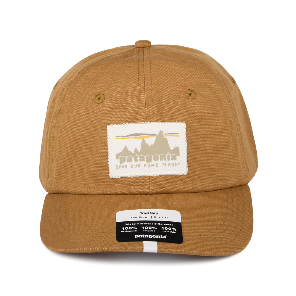Gorra de béisbol 3 Skyline Trad de algodón orgánico de Patagonia - Ocre