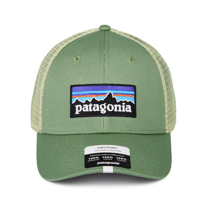 Gorra Trucker P-6 Logo LoPro de algodón orgánico de Patagonia - Verde