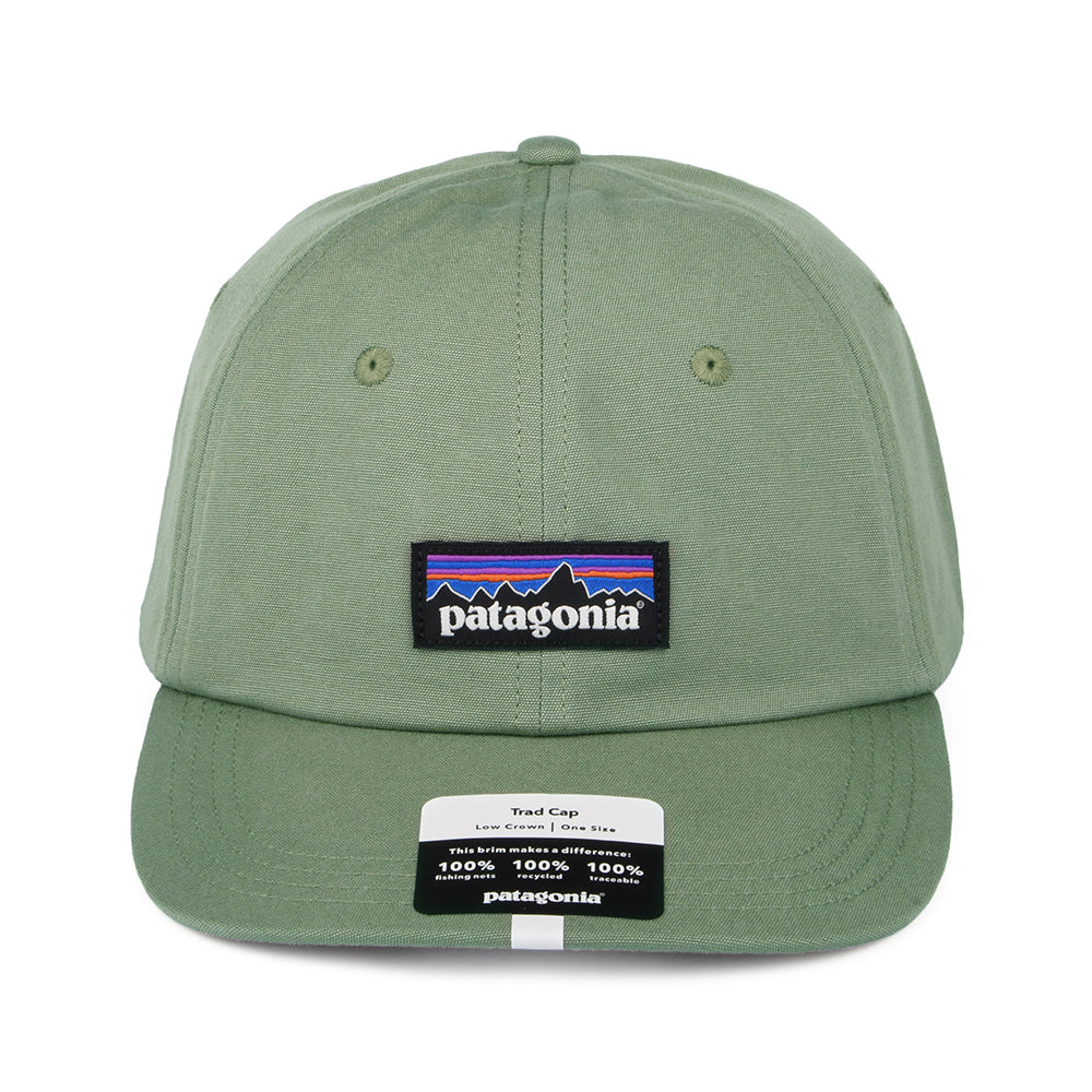 Gorra de béisbol P-6 Label de algodón orgánico de Patagonia - Verde
