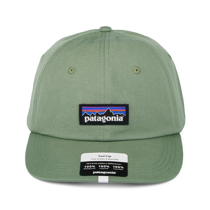 Gorra de béisbol P-6 Label de algodón orgánico de Patagonia - Verde