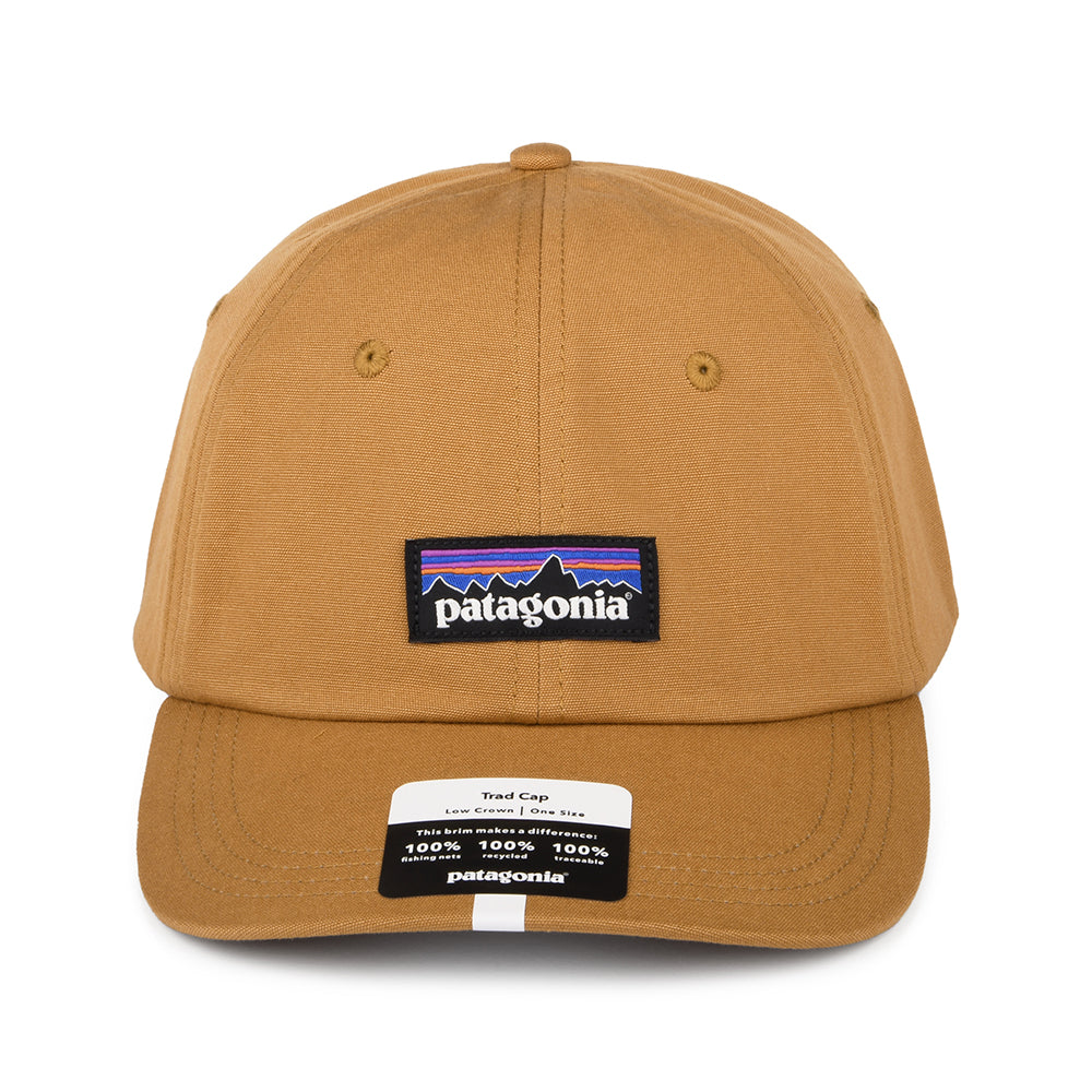 Gorra de béisbol P-6 Label de algodón orgánico de Patagonia - Ocre