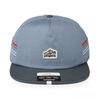 Gorra Snapback Line Logo Ridge Stripe Funfarer de Patagonia - Azul Ahumado