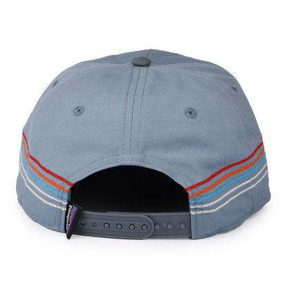 Gorra Snapback Line Logo Ridge Stripe Funfarer de Patagonia - Azul Ahumado