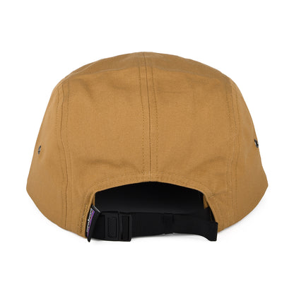 Gorra 5 paneles P-6 Label Maclure de algodón orgánico de Patagonia - Ocre
