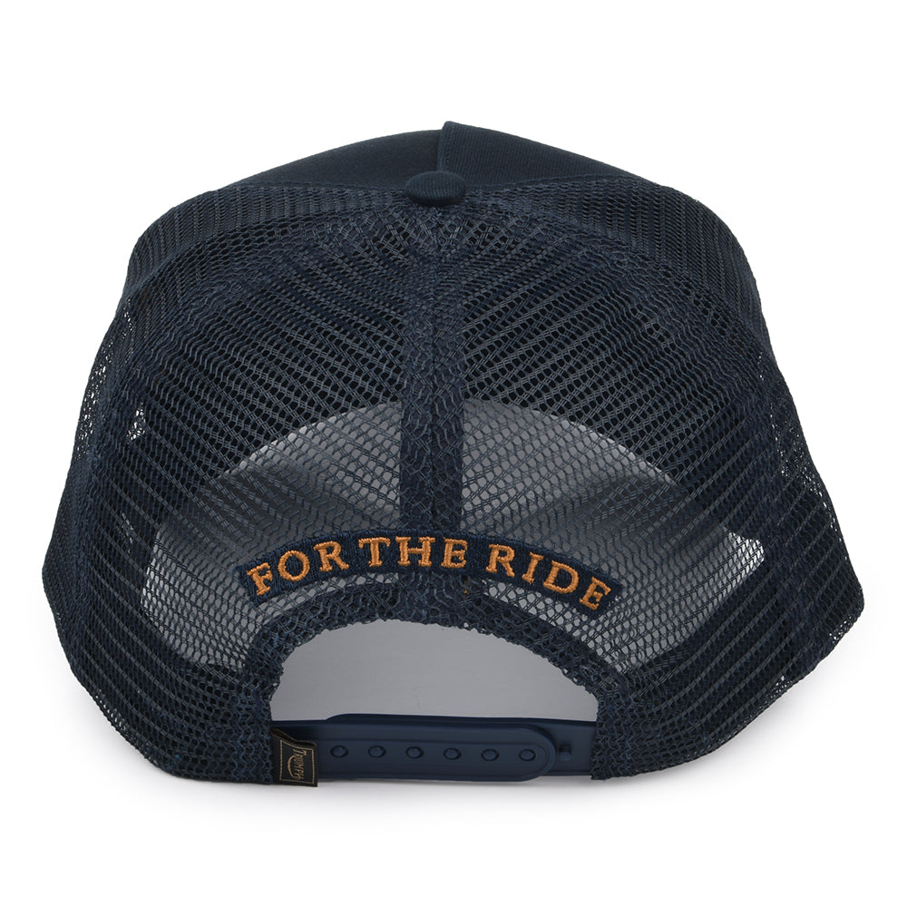 Gorra Trucker Oil de Triumph Motorcycles - Azul Marino