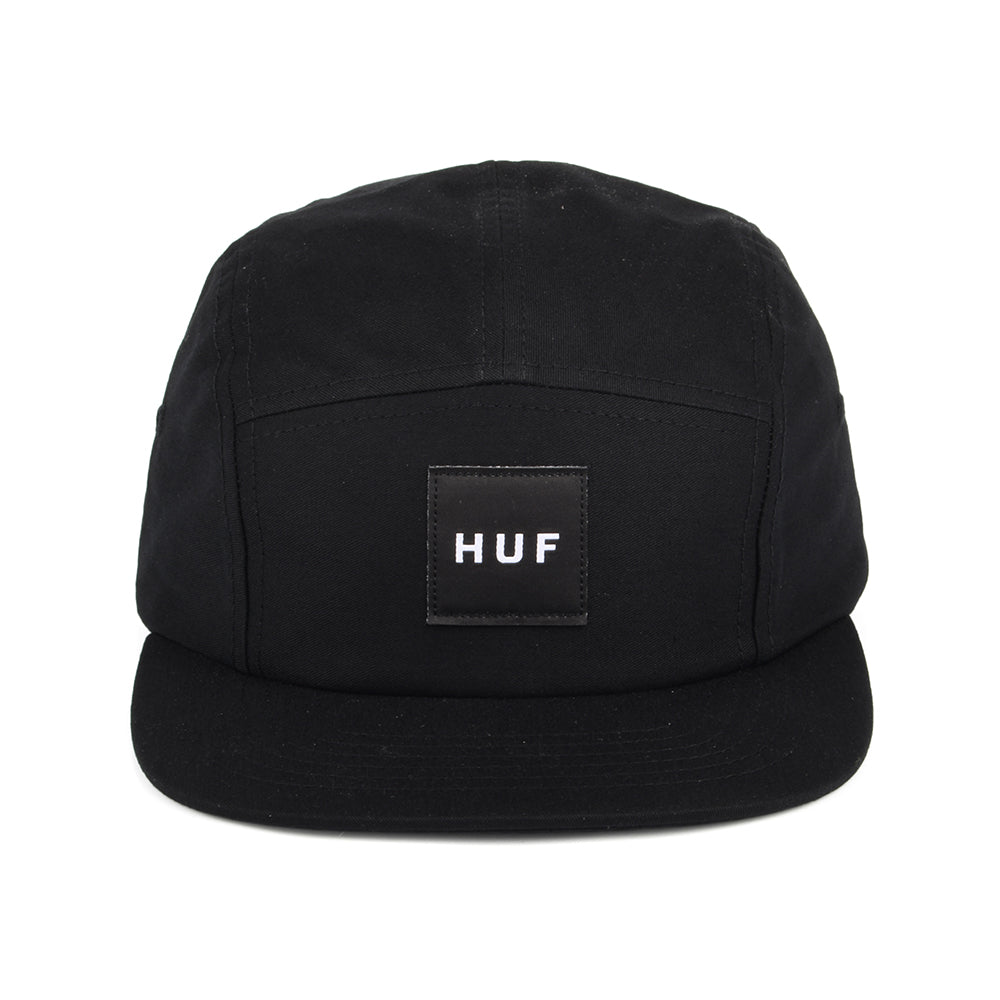 Gorra 5 paneles Essentials Box Logo de HUF - Negro