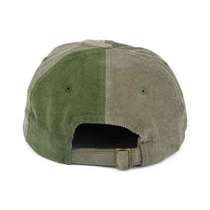 Gorra de béisbol Alton LP de pana Dos Tonos de Brixton - Verde Oliva