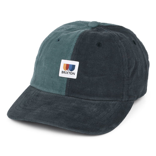 Gorra de béisbol Alton LP de pana Dos Tonos de Brixton - Azul Marino