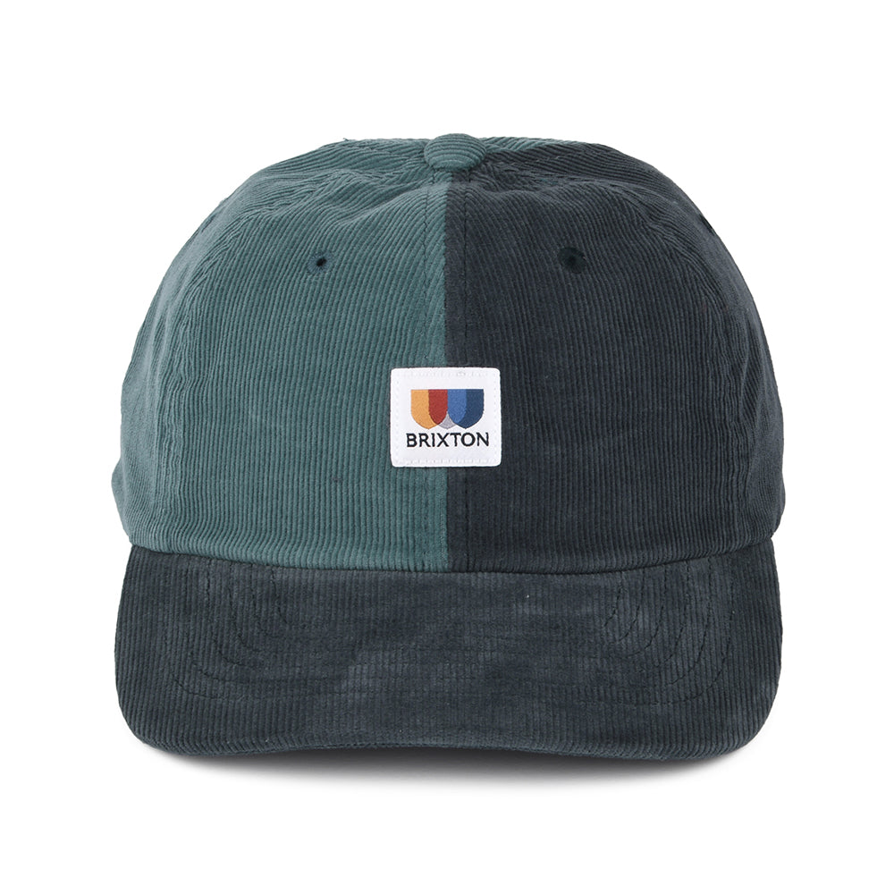 Gorra de béisbol Alton LP de pana Dos Tonos de Brixton - Azul Marino