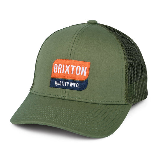 Gorra Trucker Scoop X MP de Brixton - Verde Oliva