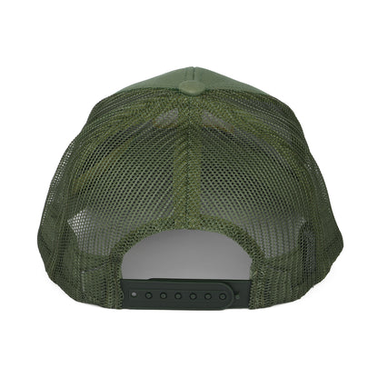 Gorra Trucker Scoop X MP de Brixton - Verde Oliva