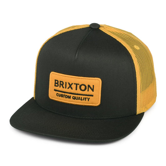 Gorra Trucker Palmer Proper MP de Brixton - Marrón