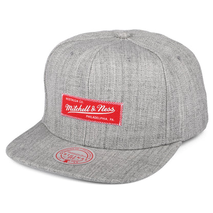 Gorra Snapback Hi Density de Mitchell & Ness - Gris Jaspeado