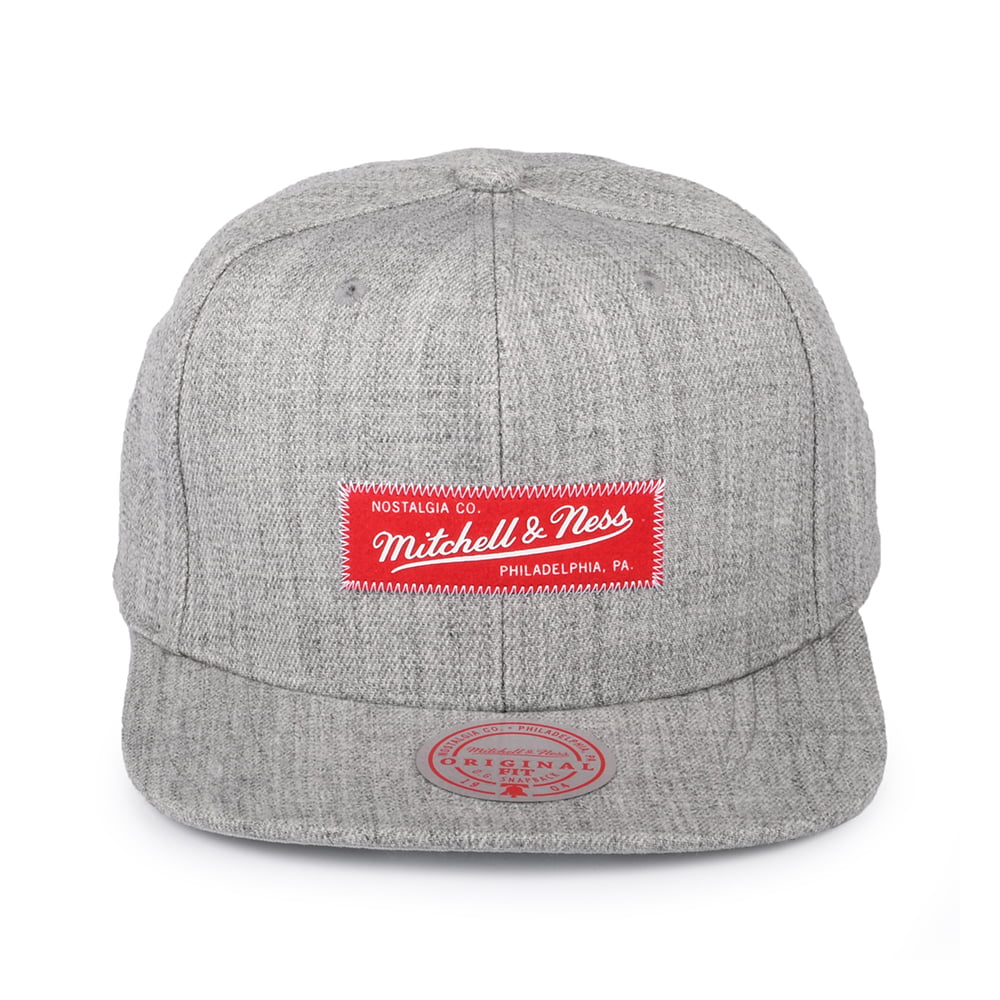 Gorra Snapback Hi Density de Mitchell & Ness - Gris Jaspeado