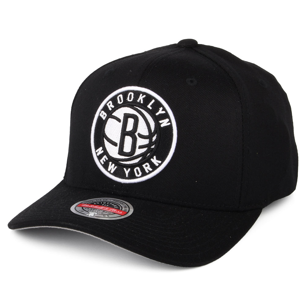 Gorra Snapback NBA Team Ground Stretch Brooklyn Nets de Mitchell & Ness - Negro