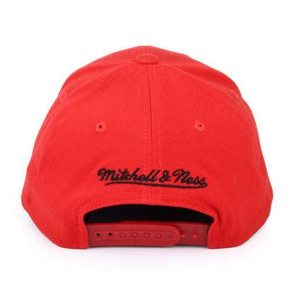 Gorra Snapback NBA Team Ground Stretch Chicago Bulls de Mitchell & Ness - Rojo