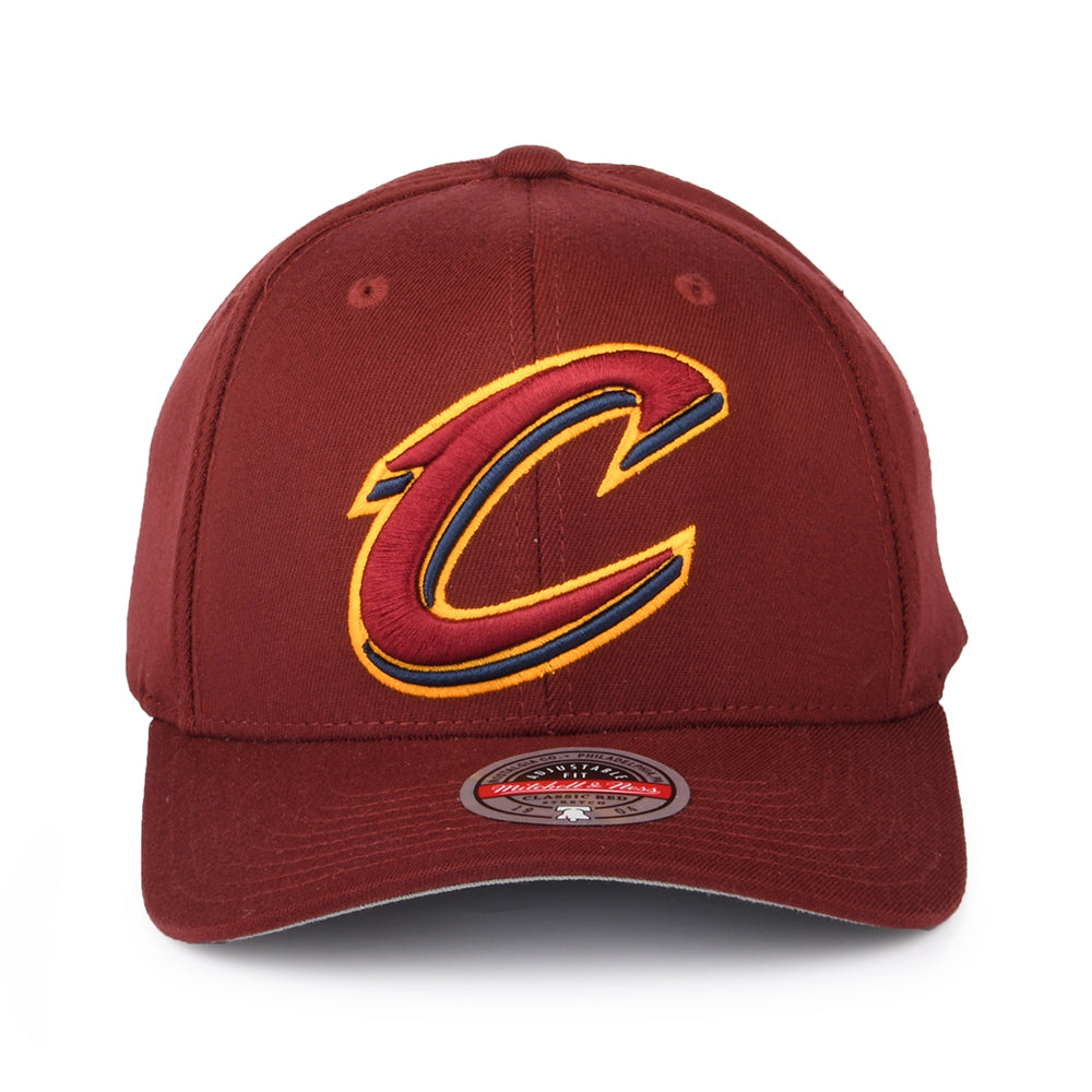 Gorra Snapback NBA Team Ground Stretch Cleveland Cavaliers de Mitchell & Ness - Burdeos