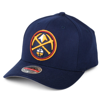 Gorra Snapback NBA Team Ground Stretch Denver Nuggets de Mitchell & Ness - Azul Marino