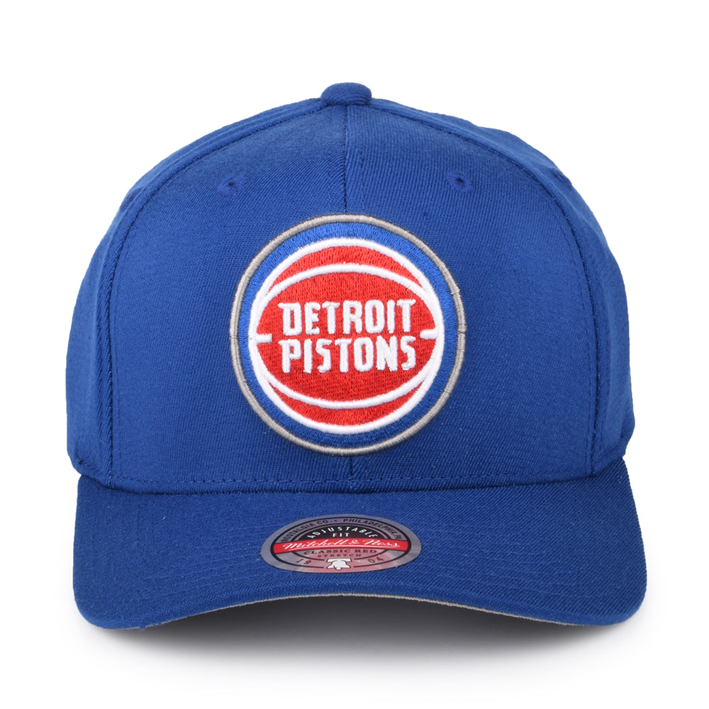 Gorra Snapback NBA Team Ground Stretch Detroit Pistons de Mitchell & Ness - Azul Real