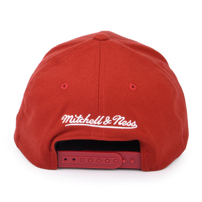 Gorra Snapback NBA Team Ground Stretch Miami Heat de Mitchell & Ness - Burdeos